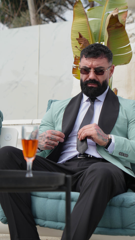 Abito Smoking Marley Verde Salvia