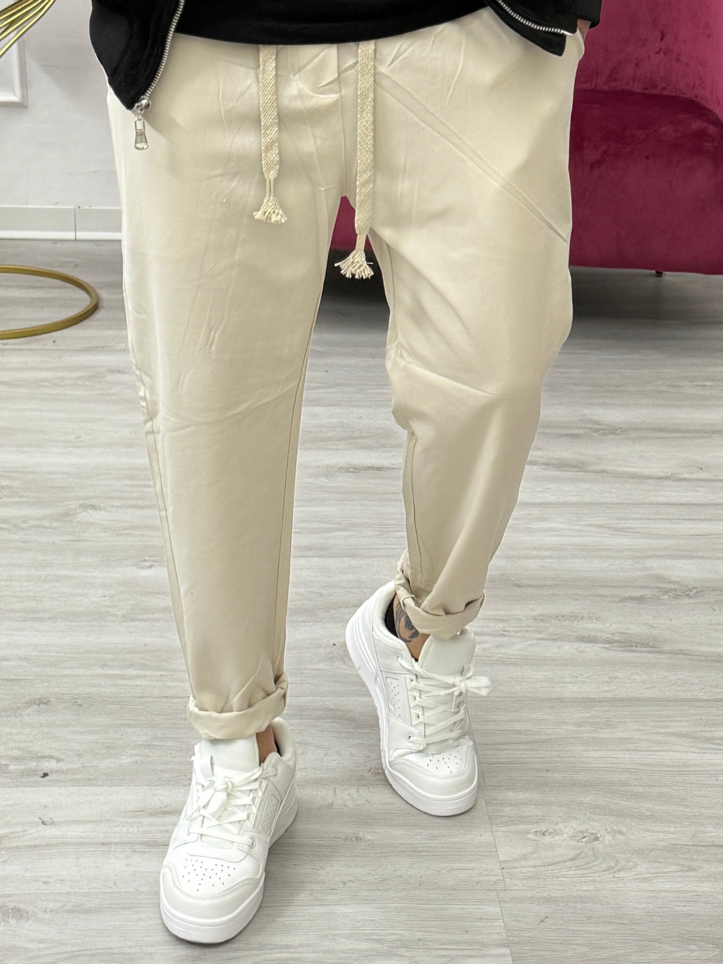 Pantalaccio regular sabbia