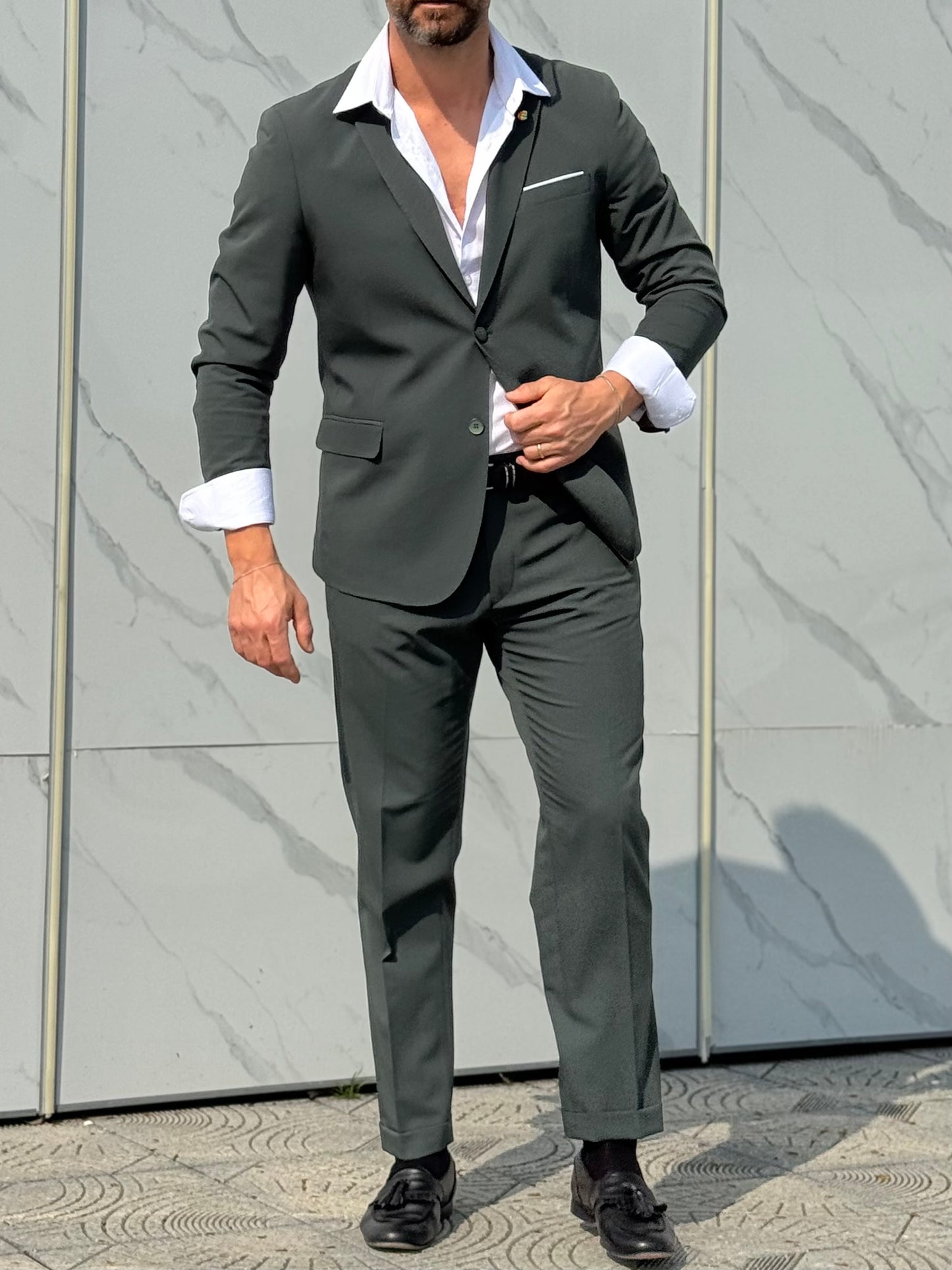 Abito Monopetto Harrison Verde