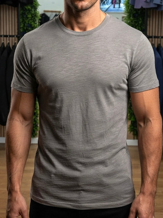 T shirt BASIC Fiammata Taupe