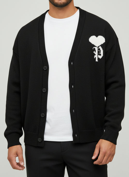 Cardigan oversize Passion black