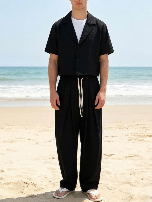 Coordinato London Nero Lino