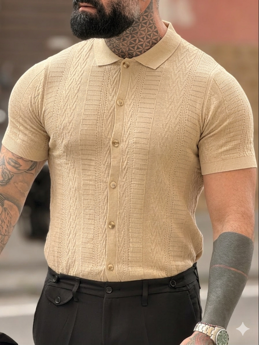 Maglia Cardigan Sabbia
