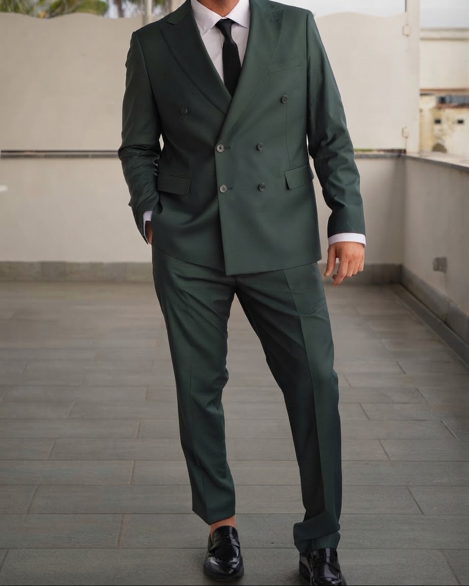 Abito Doppio Petto Verde