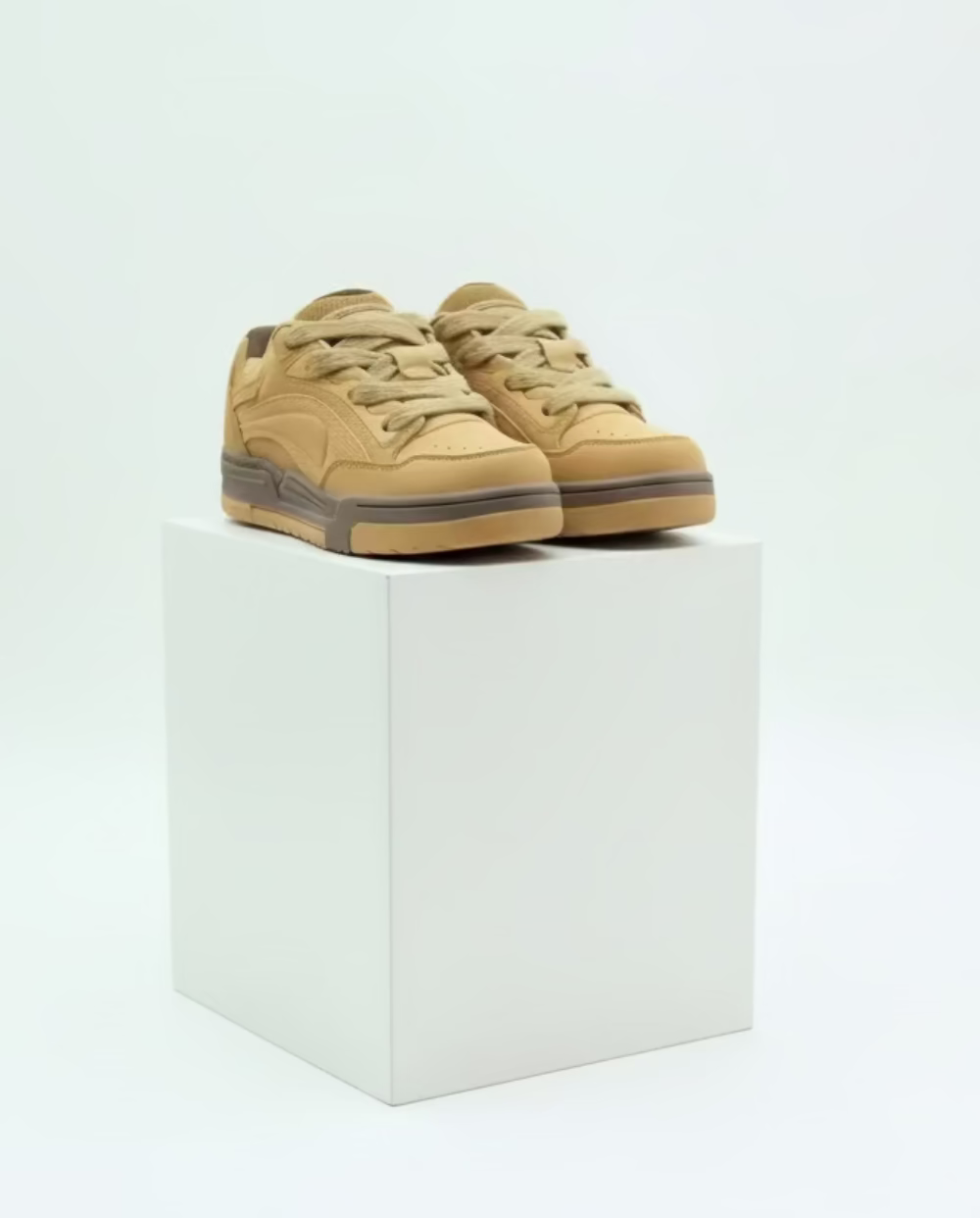 Sneakers Skate Camel